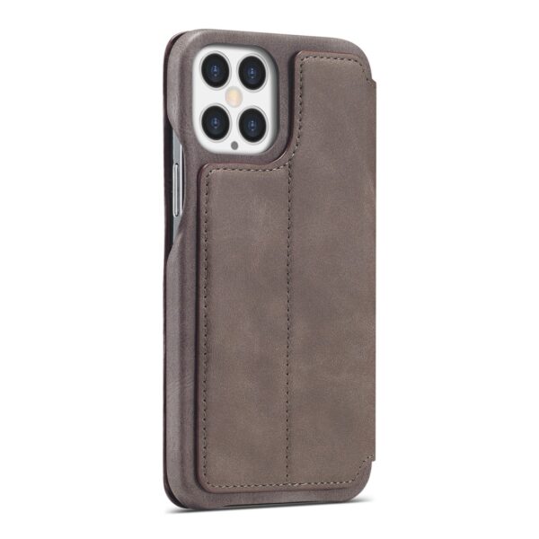 Θήκη iPhone 12 Pro Max Βιβλίο Σκούρο Καφέ LC.IMEEKE Hon Ancient Series Horizontal Flip Case Dark Brown