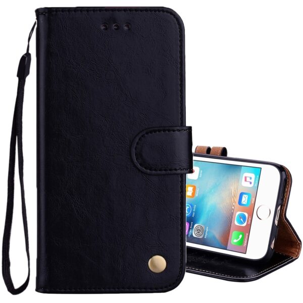 Θήκη iPhone 6 Plus / 6s Plus Βιβλίο Μαύρο Business Style Leather Book Case Black