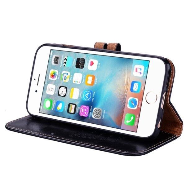 Θήκη iPhone 6 Plus / 6s Plus Βιβλίο Μαύρο Business Style Leather Book Case Black