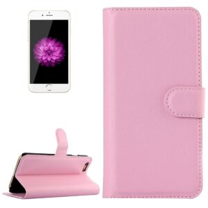 Θήκη iPhone 6 Plus / 6s Plus Βιβλίο Ροζ Litchi Texture Horizontal Flip Case Pink