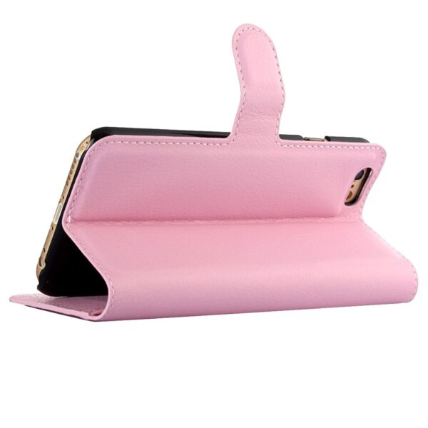 Θήκη iPhone 6 Plus / 6s Plus Βιβλίο Ροζ Litchi Texture Horizontal Flip Case Pink