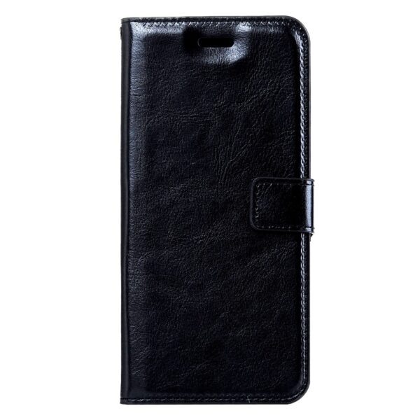 Θήκη iPhone 6 Plus / 6s Plus Βιβλίο Μαύρο Crazy Horse Texture Horizontal Flip Case Black