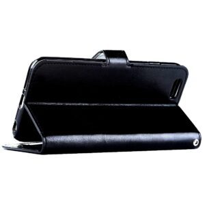 Θήκη iPhone 6 Plus / 6s Plus Βιβλίο Μαύρο Crazy Horse Texture Horizontal Flip Case Black