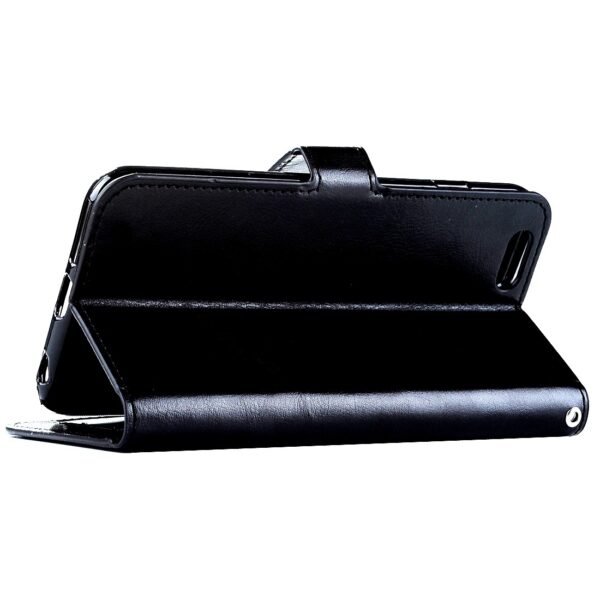 Θήκη iPhone 6 Plus / 6s Plus Βιβλίο Μαύρο Crazy Horse Texture Horizontal Flip Case Black