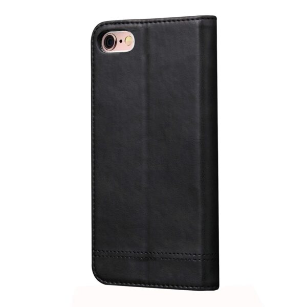 Θήκη iPhone 6 Plus / 6s Plus Βιβλίο Μαύρο Retro Crazy Horse Texture Magnetic Adsorption Horizontal Flip Case Black