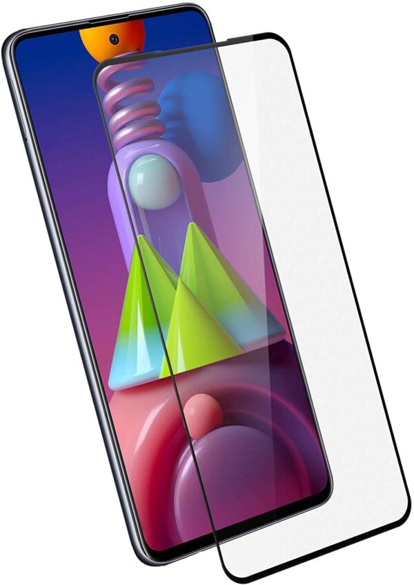 Samsung Galaxy M51 Προστατευτικό Τζαμάκι Μαύρο Wozinsky Full Glue Full Screen Tempered Glass Black
