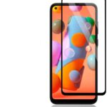 Samsung Galaxy A11 / M11 Προστατευτικό Τζαμάκι Μαύρο Wozinsky Full Glue Full Screen Tempered Glass Black