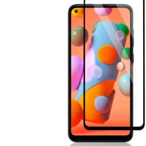 Samsung Galaxy A11 / M11 Προστατευτικό Τζαμάκι Μαύρο Wozinsky Full Glue Full Screen Tempered Glass Black