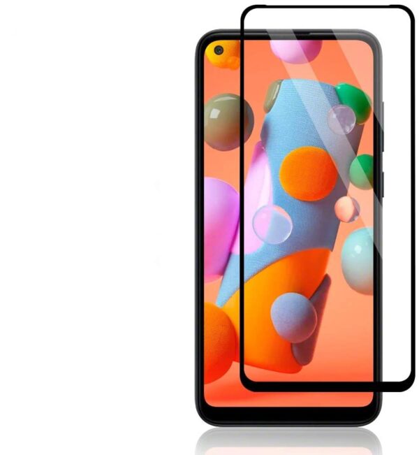 Samsung Galaxy A11 / M11 Προστατευτικό Τζαμάκι Μαύρο Wozinsky Full Glue Full Screen Tempered Glass Black