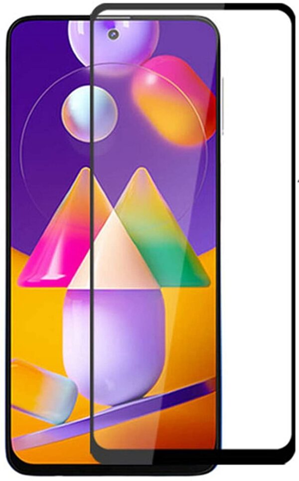Samsung Galaxy M31s Προστατευτικό Τζαμάκι Μαύρο Wozinsky Full Glue Full Screen Tempered Glass Black