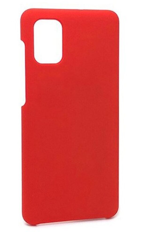 Vennus Samsung Galaxy M51 Real Smooth Θήκη Σιλικόνης - Red