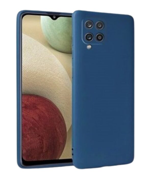 Forcell Samsung Galaxy A42 Matt Θήκη Σιλικόνης - Blue