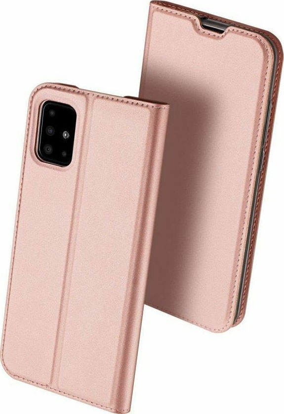 Θήκη Samsung Galaxy M31s Βιβλίο Ροζ - Χρυσό Dux Ducis Skin Pro Book Case Rose - Gold (6934913059647)