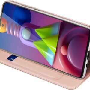 Θήκη Samsung Galaxy M51 Βιβλίο Ροζ - Χρυσό Dux Ducis Skin Pro Book Case Rose - Gold (6934913057186)