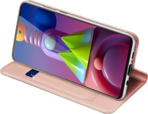 Θήκη Samsung Galaxy M51 Βιβλίο Ροζ - Χρυσό Dux Ducis Skin Pro Book Case Rose - Gold (6934913057186)