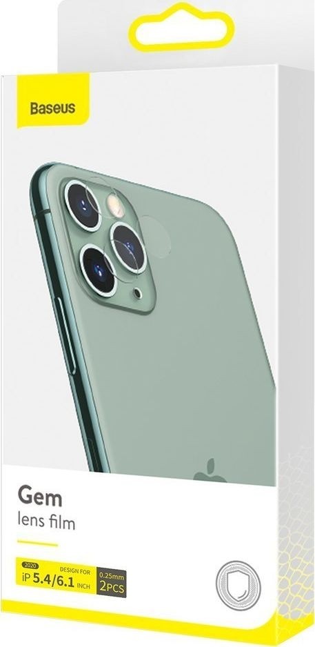 iPhone 12 / 12 mini Baseus 0.25mm Tempered Glass Τζαμάκι Φακού Πίσω Κάμερας (SGAPIPH54N-JT02) 2 Τεμάχια