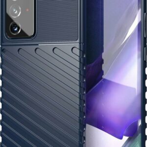 Θήκη Samsung Galaxy Note 20 Ultra Σιλικόνης Μπλε Thunderbolt Shockproof TPU Soft Case Blue