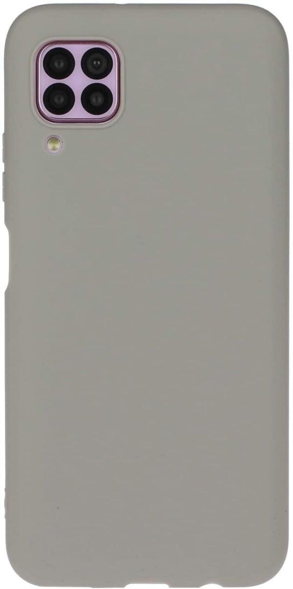 Θήκη Huawei P40 Lite Σιλικόνης Γκρι Vennus Real Smooth Silicone Case Grey (5900217348122)