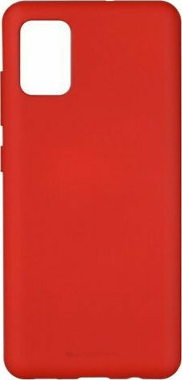 Θήκη Samsung Galaxy A41 Σιλικόνης Κόκκινη Goospery Soft Feeling Silicone Case Red