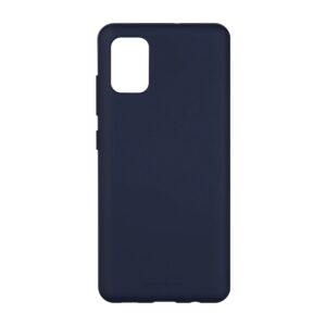 Θήκη Samsung Galaxy A41 Σιλικόνης Μπλε Goospery Soft Feeling Silicone Case Midnight Blue