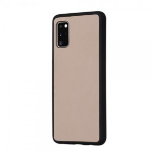 Θήκη Samsung Galaxy A41 Μαύρη Vennus Color Button Bumper Cover Black