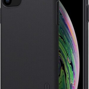 Σκληρή Θήκη iPhone 11 Pro Max Μαύρη Nillkin Frosted Shield Hard Case + Kickstand Black (6902048184145)