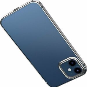 Θήκη iPhone 12 mini Σιλικόνης Διάφανη - Ασημί Baseus Shining Anti-Fall Back Cover Moonlight Silver ARAPIPH54N-MD0S