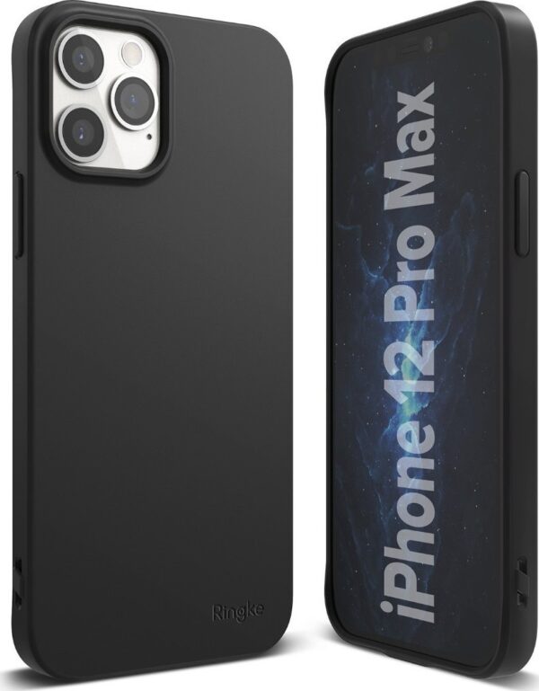 Θήκη iPhone 12 Pro Max Σιλικόνης Μαύρη Ringke Air S Back Cover Black ADAP0031 Θήκη iPhone 12 Pro Max Σιλικόνης Μαύρη Ringke Air S Back Cover Black ADAP0031