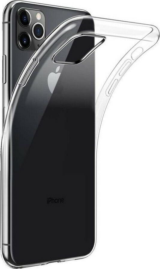 iPhone 11 Pro Max Θήκη Σιλικόνης Διάφανη TPU Silicone Case 1mm Transparent