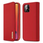Θήκη iPhone 12 Pro Max Βιβλίο Κόκκινο DUX DUCIS WISH Series TPU + PU + Leather Case with Card Slots & Wallet Red