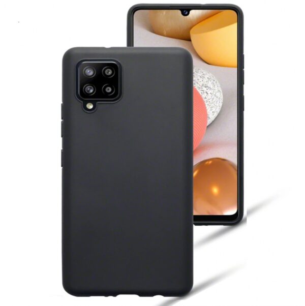 Θήκη Samsung Galaxy A42 Σιλικόνης Μαύρη Matt TPU Silicone Case Black