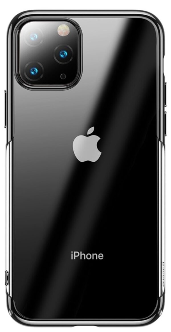 Baseus iPhone 11 Pro Fashion Θήκη Με Πλαίσιο Σιλικόνης Διάφανη - Black