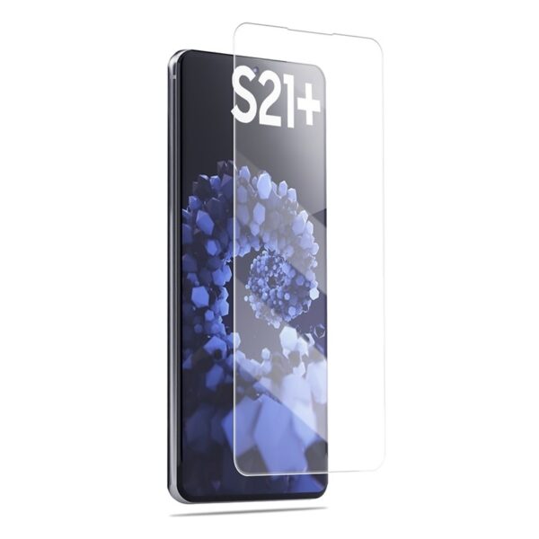 Samsung Galaxy S21 Plus 5G Προστατευτικό Τζαμάκι Mocolo 9H 3D Full Screen UV Screen Film Support Fingerprint Unlock Tempered Gla