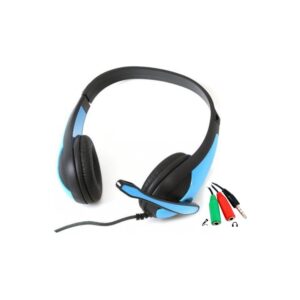 Freestyle Hi-Fi Stereo Headset Με Μικρόφωνο Και Αντάπτορας 2-1 FH4008 Black - Blue