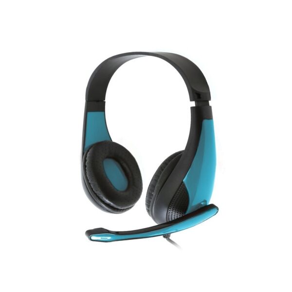 Freestyle Hi-Fi Stereo Headset Με Μικρόφωνο Και Αντάπτορας 2-1 FH4008 Black - Blue