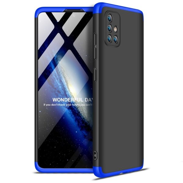 Σκληρή Θήκη Samsung Galaxy A71 Μαύρη - Μπλε GKK Full Coverage Protective Hard Case Black - Blue Σκληρή Θήκη Samsung Galaxy A71 Μαύρη - Μπλε GKK Full Coverage Protective Hard Case Black - Blue