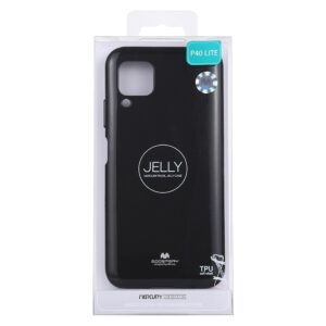 Θήκη Huawei P40 Lite Σιλικόνης Μαύρη Goospery Jelly Silicone Case Black