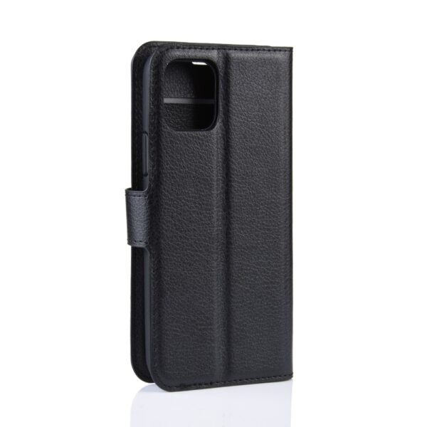 Θήκη iPhone 11 Pro Βιβλίο Μαύρο Litchi Texture Horizontal Flip Protective Case Black