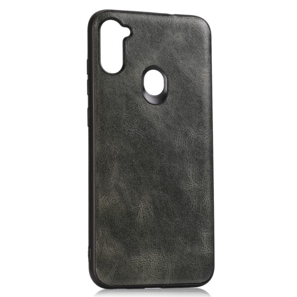 Θήκη Samsung Galaxy M11 / A11 Σκούρο Πράσινη Crazy Horse Textured Calfskin PU+PC+TPU Case Dark Green