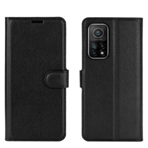 Θήκη Xiaomi Mi 10T / Mi 10T Pro Βιβλίο Μαύρο Litchi Texture Horizontal Flip Protective Case Black