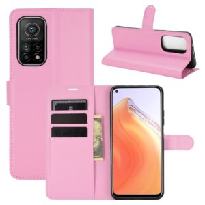 Θήκη Xiaomi Mi 10T / Mi 10T Pro Βιβλίο Ροζ Litchi Texture Horizontal Flip Protective Case Pink