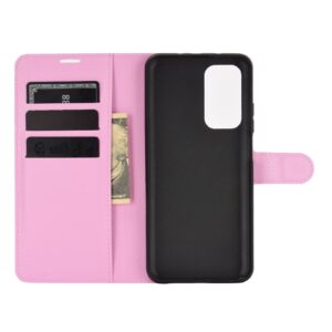 Θήκη Xiaomi Mi 10T / Mi 10T Pro Βιβλίο Ροζ Litchi Texture Horizontal Flip Protective Case Pink