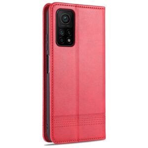 Θήκη Xiaomi Mi 10T / Mi 10T Pro Βιβλίο Κόκκινο AZNS Magnetic Calf Texture Horizontal Flip Case Red
