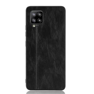 Θήκη Samsung Galaxy A42 Μαύρη Shockproof Sewing Cow Pattern Skin PC + PU + TPU Case Black