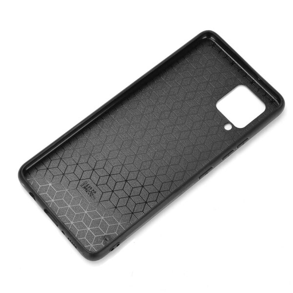 Θήκη Samsung Galaxy A42 Μαύρη Shockproof Sewing Cow Pattern Skin PC + PU + TPU Case Black