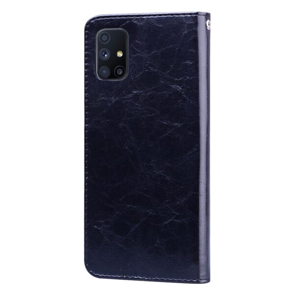 Θήκη Samsung Galaxy M51 Βιβλίο Μαύρο Business Style Oil Wax Texture Horizontal Flip Case Black