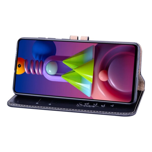 Θήκη Samsung Galaxy M51 Βιβλίο Μαύρο Business Style Oil Wax Texture Horizontal Flip Case Black