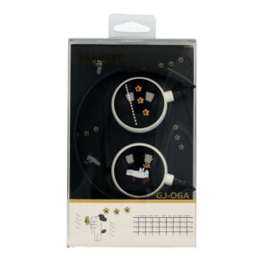 Ακουστικά Με Μικρόφωνο Σκυλάκι Headset GJBY GJ-06A Μαύρο