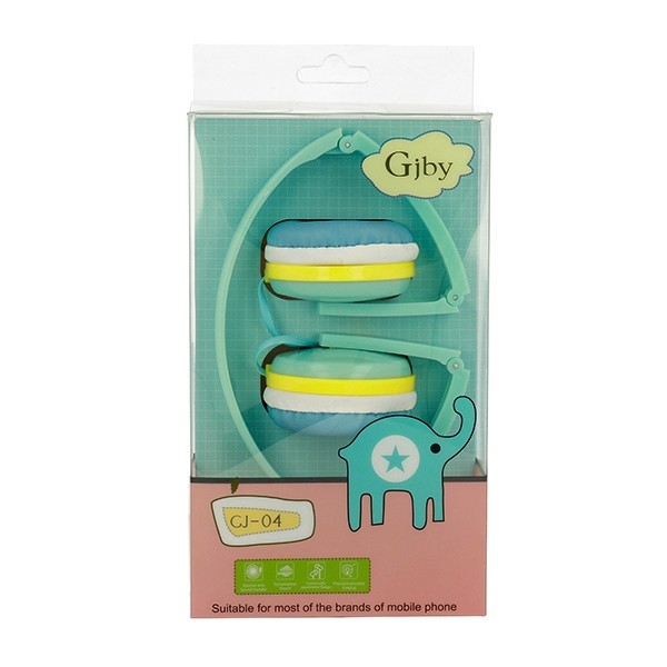 Ακουστικά Με Μικρόφωνο Ελεφαντάκι Headset GJBY GJ-04 Πράσινα