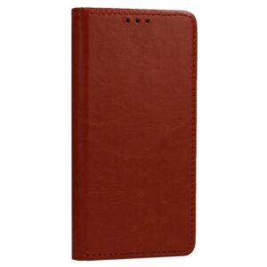 Tel1 Samsung Galaxy M21 Special Leather Θήκη Βιβλίο - Brown